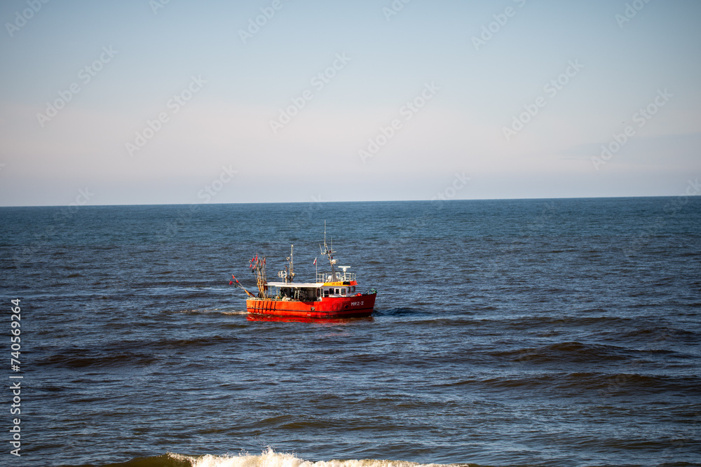 boat on the sea