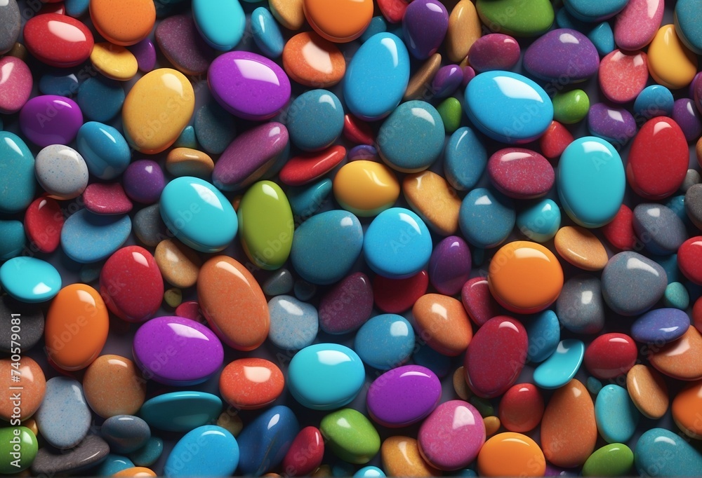 background of bright multi-colored stones. wallpaper background of bright multi-colored stones. wallpaper