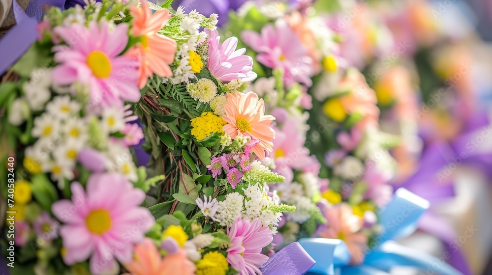 Handcrafted Spring Flower Easter Wreaths Handcrafted Spring Flower Easter Wreaths