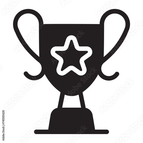 trophy glyph icon