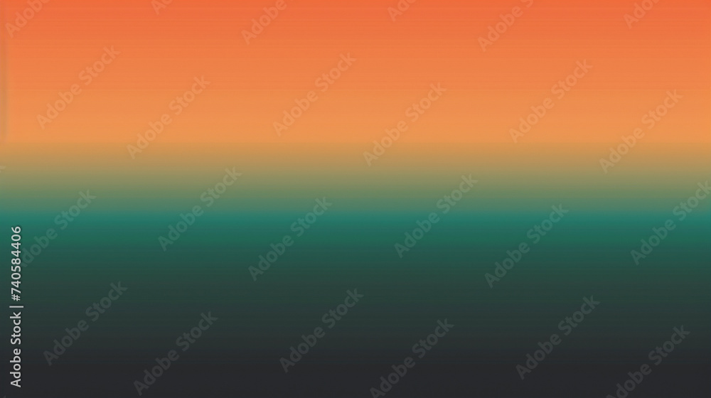 Blurred color gradient orange green grainy color gradient background. Website background. Copy paste area for text