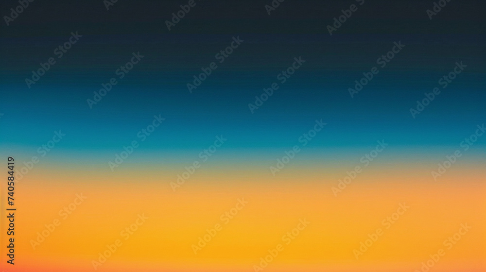 Blurred color gradient blue orange grainy color gradient background. Website background. Copy paste area for text