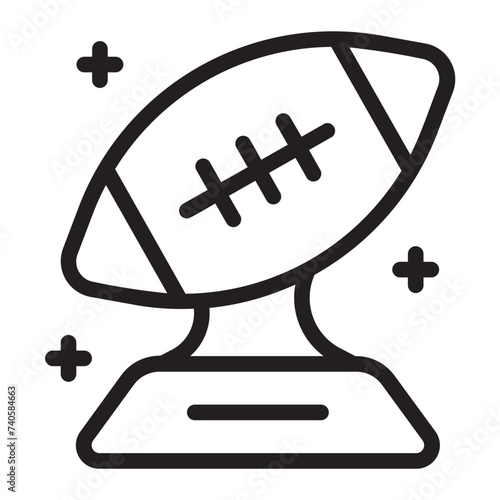rugby line icon