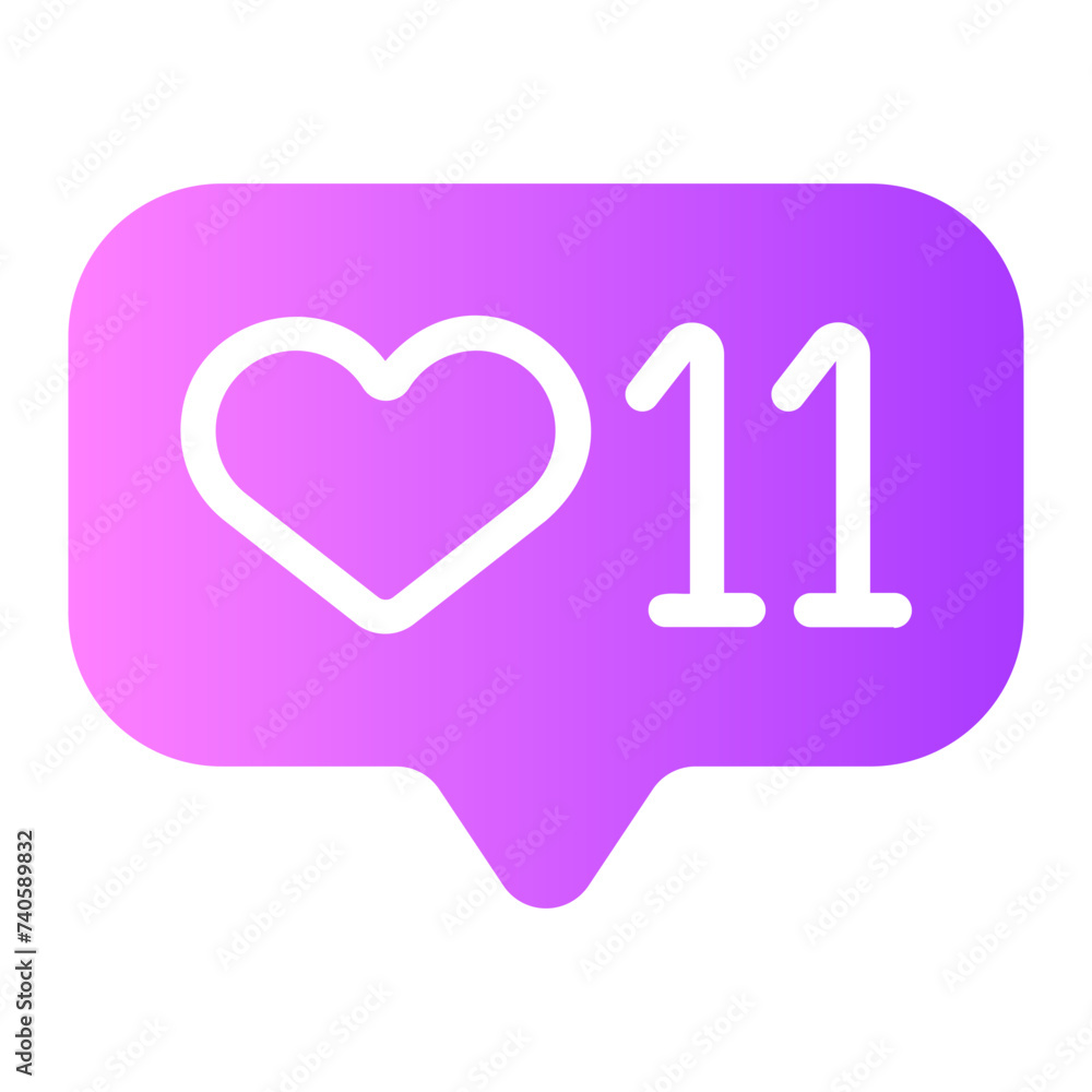 likes gradient icon likes gradient icon