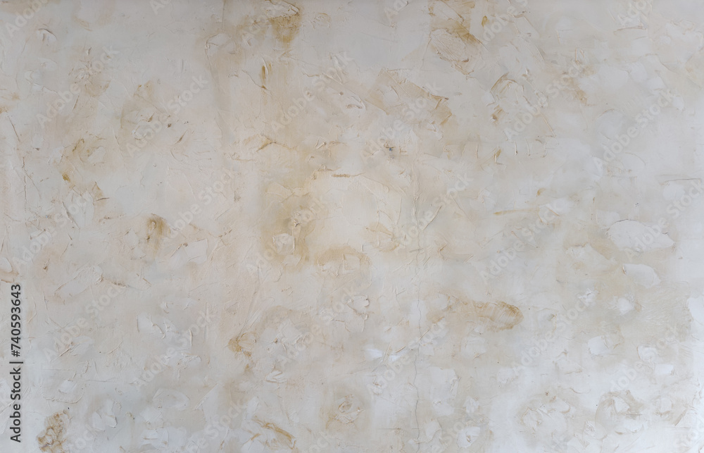 Obraz premium Textured background of rough uneven surface of old stone wall with cracks