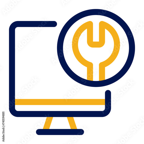 it support colored line icon