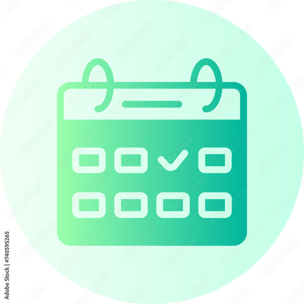 schedule gradient icon schedule gradient icon