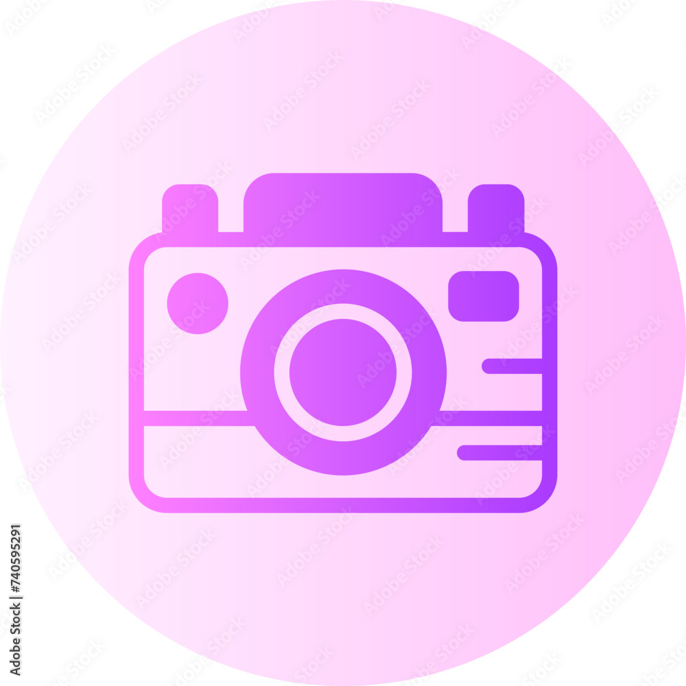camera gradient icon camera gradient icon