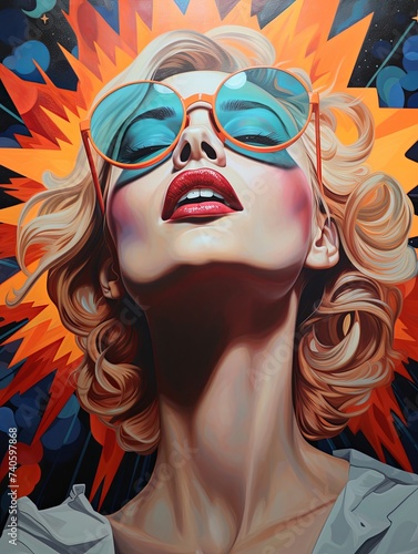Dawn Stars: Bold Pop Culture Portraits Painting Waking with Fame
