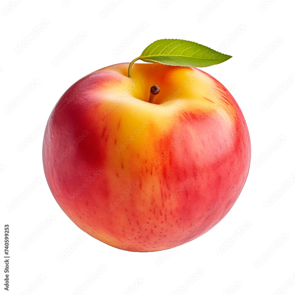 Nectarines isolated on transparent background Nectarines isolated on transparent background