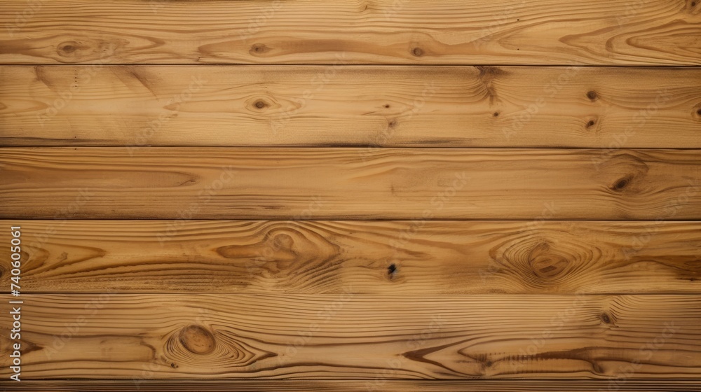 Naklejka premium Close Up Pine Wood Texture Background Table. Abstract Block and Board Pattern of Brown Pine Wood