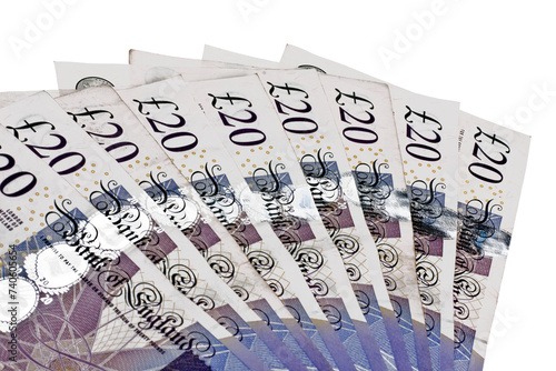 Pile of money british pounds sterling gbp photo
