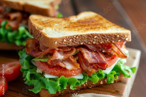 Traditional BLT sandwiches