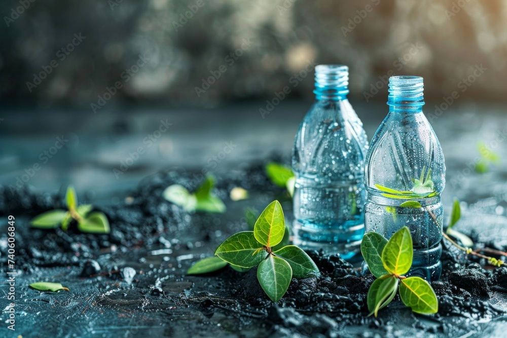 Sustainable and renewable energy concept. Background Generative AI Sustainable and renewable energy concept. Background Generative AI