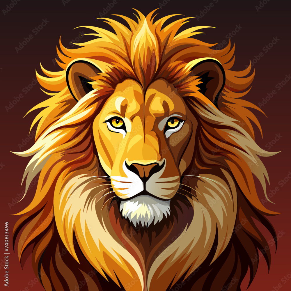 Majestic Lion Portrait Majestic Lion Portrait