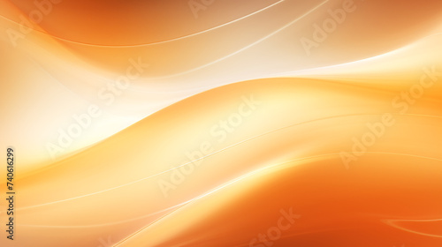 Abstract orange gradient textured background with dynamic, glowing light rays and bright waves