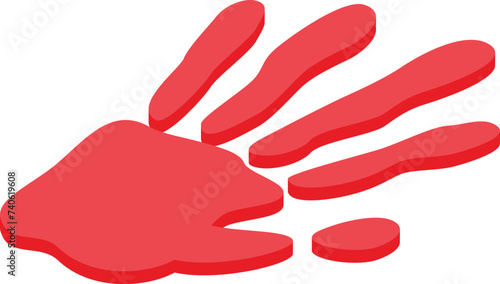 Iran protest hand form icon isometric vector. Character news. Conflict protest photo