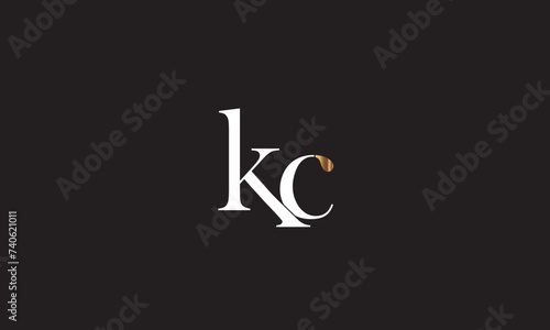 KC, CK , C , K , Abstract Letters Logo Monogram	 photo