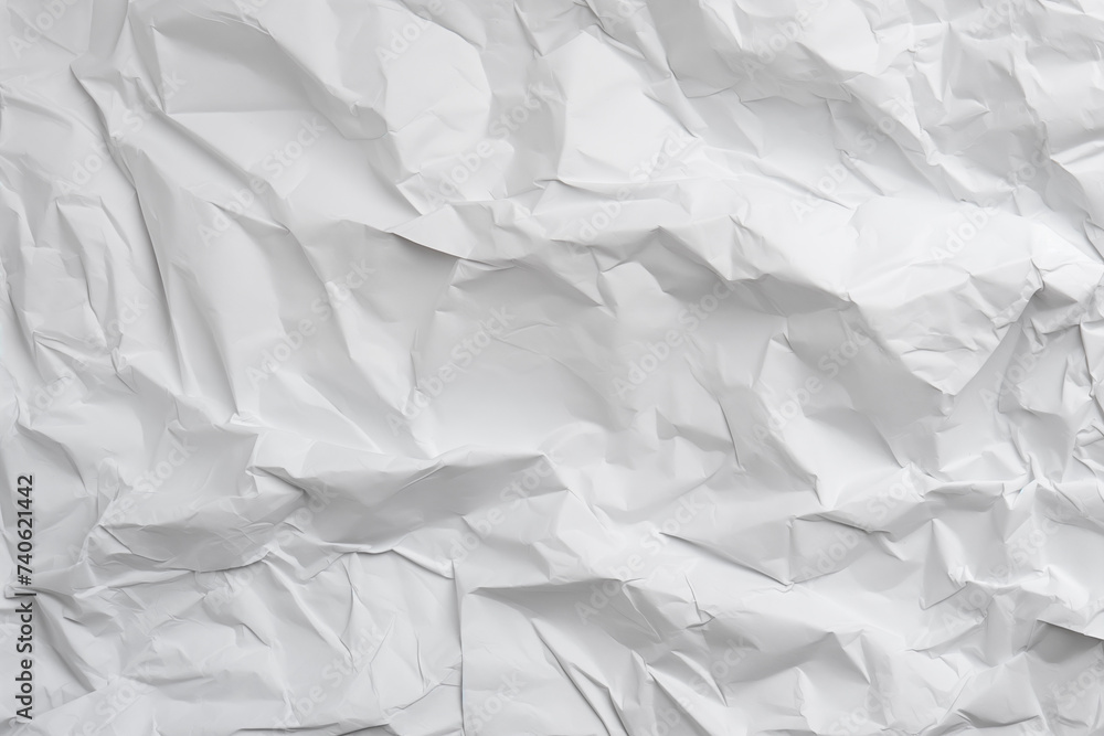 White crumpled paper texture background White crumpled paper texture background