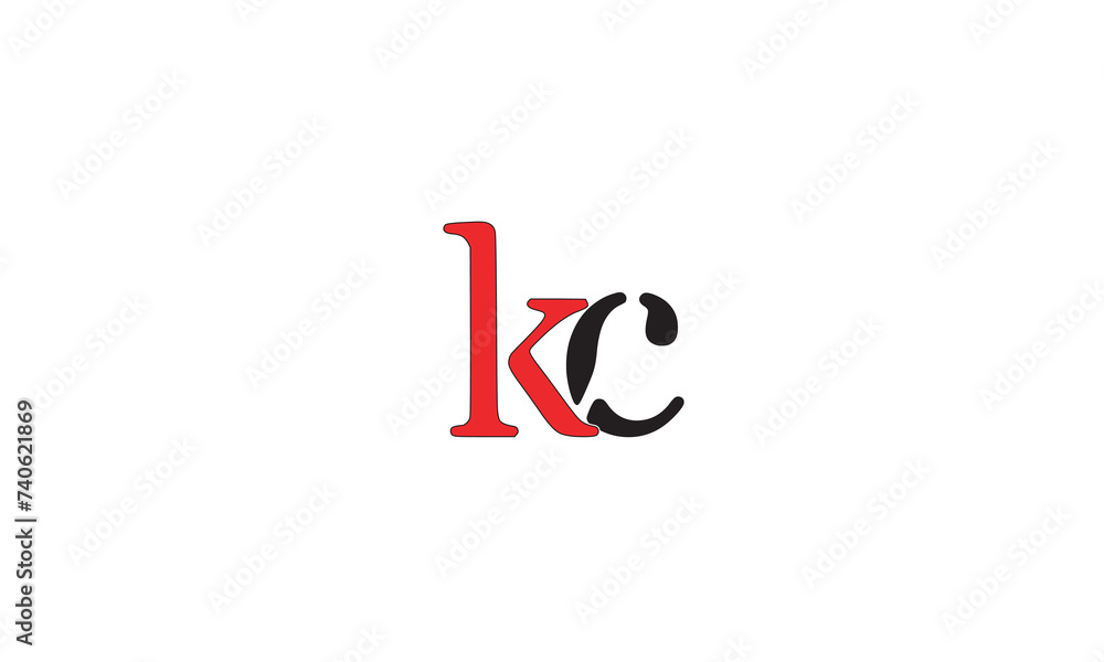 KC, CK , C , K , Abstract Letters Logo Monogram KC, CK , C , K , Abstract Letters Logo Monogram