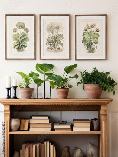 Vintage-Inspired Art Nouveau Prints: Nature Botanical Wall Art with Classic Flourishes © Michael