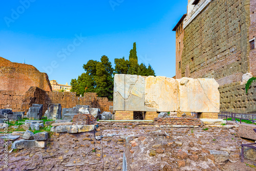 Roman Forum. Ancient, beautiful, incredible Rome. photo