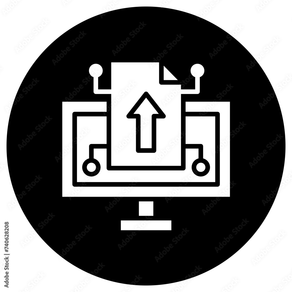 File sharing Vector Icon Design Illustration