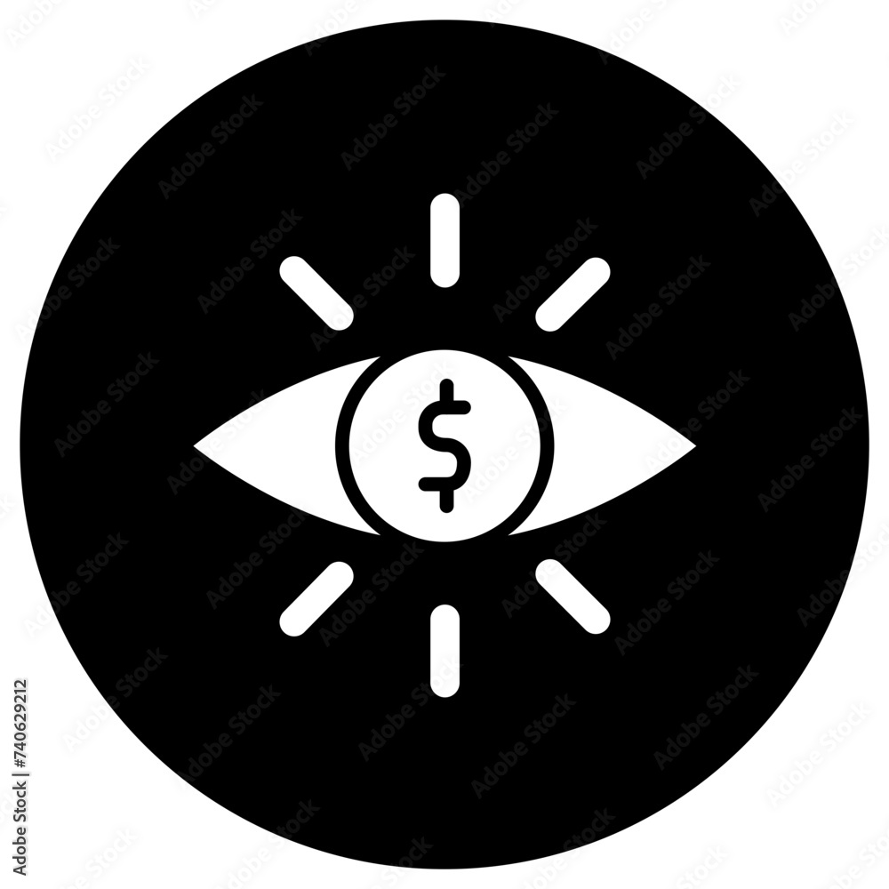 Vision Vector Icon Design Illustration Vision Vector Icon Design Illustration