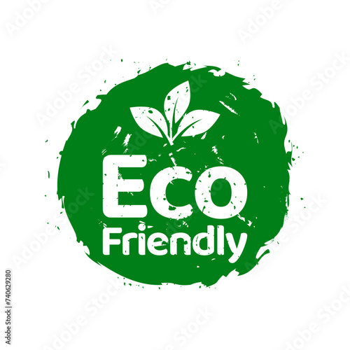 Eco friendly icons. Ecologic food stamps. Organic natural food labels.