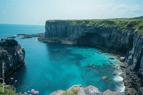 Landmarks of South Korea, featuring the beautiful islands and the scenery of Jeju Island.
generative ai