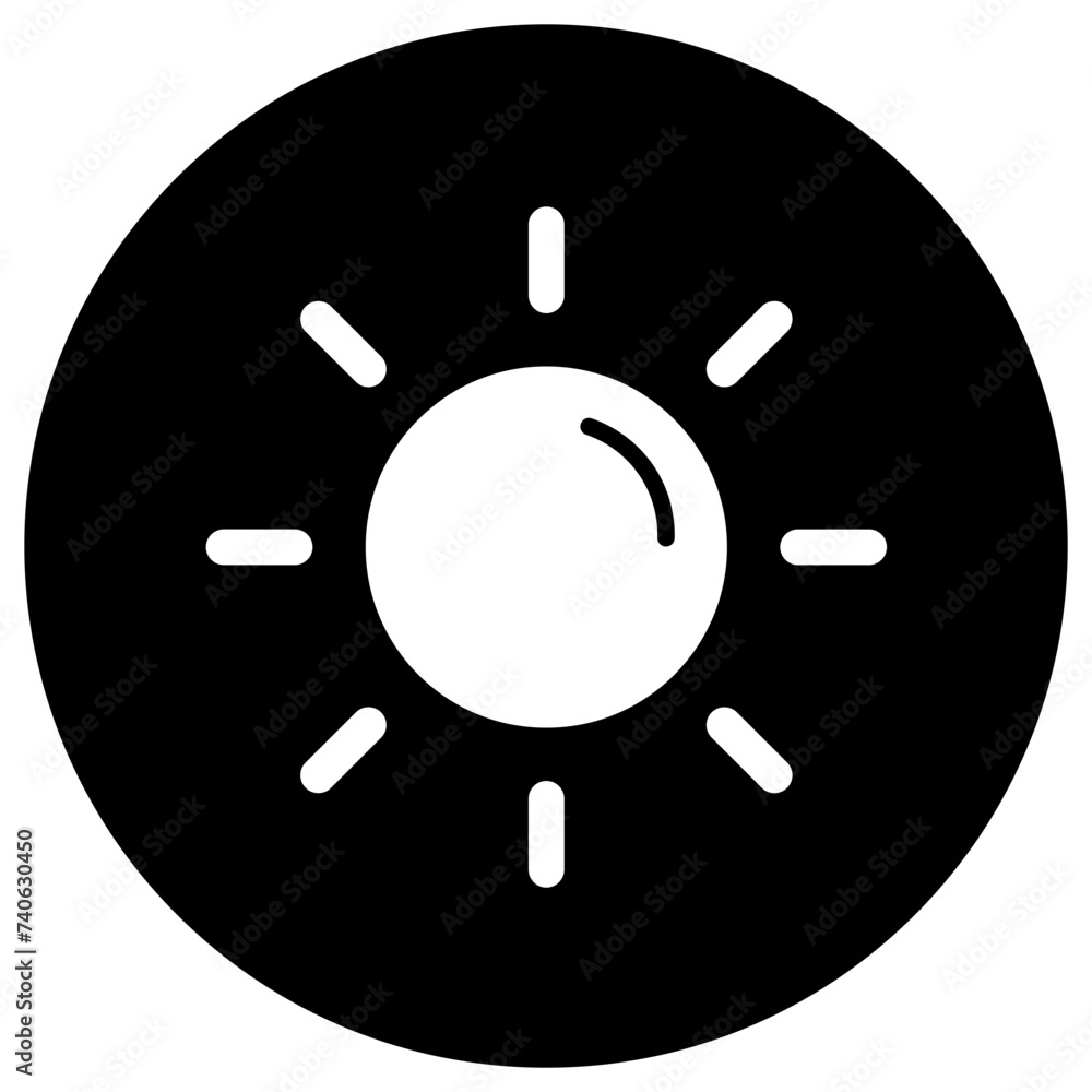 Sun Vector Icon Design Illustration Sun Vector Icon Design Illustration