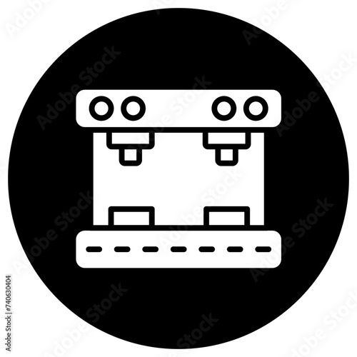 Coffee machine Vector Icon Design Illustration