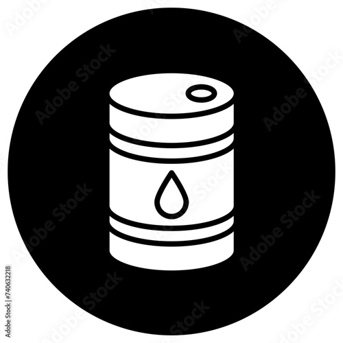 Oil barrel Vector Icon Design Illustration