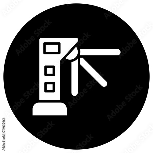 Turnstiles Vector Icon Design Illustration