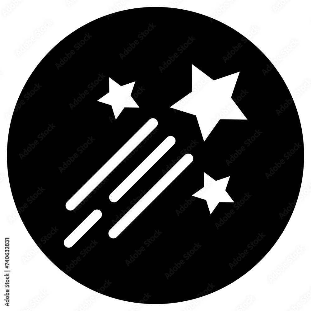 Shooting stars Vector Icon Design Illustration Shooting stars Vector Icon Design Illustration