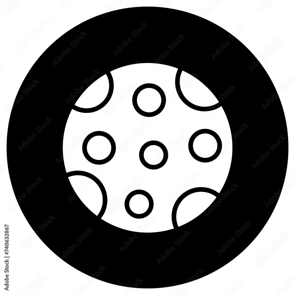 Full moon Vector Icon Design Illustration Full moon Vector Icon Design Illustration
