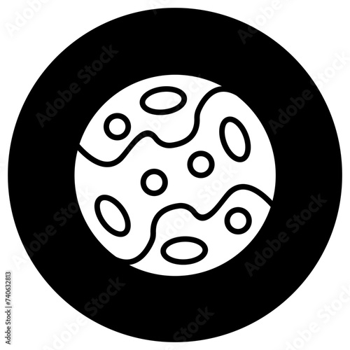 Pluto Vector Icon Design Illustration