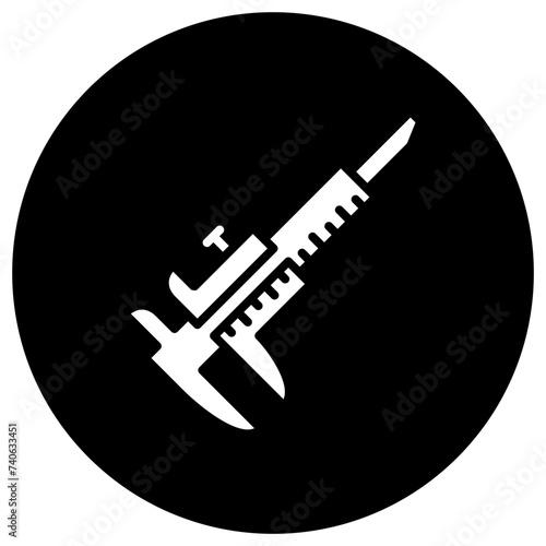Caliper Vector Icon Design Illustration