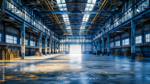 factory, industrial, warehouse, abandoned, metal, inside, architecture, hall