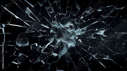 Broken scattered glass broken illustration crack explosion, texture shattered shattered scattered glass shattered