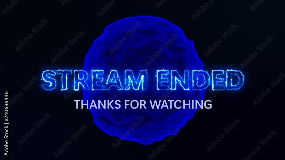 Vid o Stock Stream Ended Thanks For Watching Banner With Freezing vid-o-stock-stream-ended-thanks-for-watching-banner-with-freezing