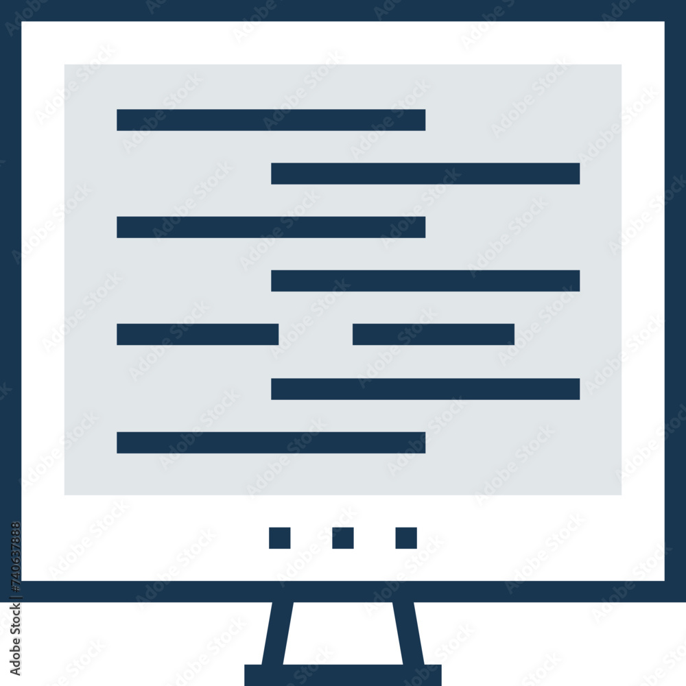 An icon of account flat design An icon of account flat design