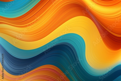 Liquid Color Waves in a Hypnotic and Mesmerizing Pattern  Forming a Unique and Visually Engaging Backdrop  Generative AI 