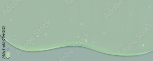 Liquid blue wet drops of gel or collagen.Spilled puddles of cosmetic serum or water. Round clean swatch of essence lotion or jelly for skin care.Beauty background with oil drops.