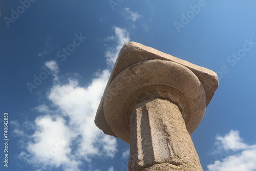 Column head from Temple of Athena