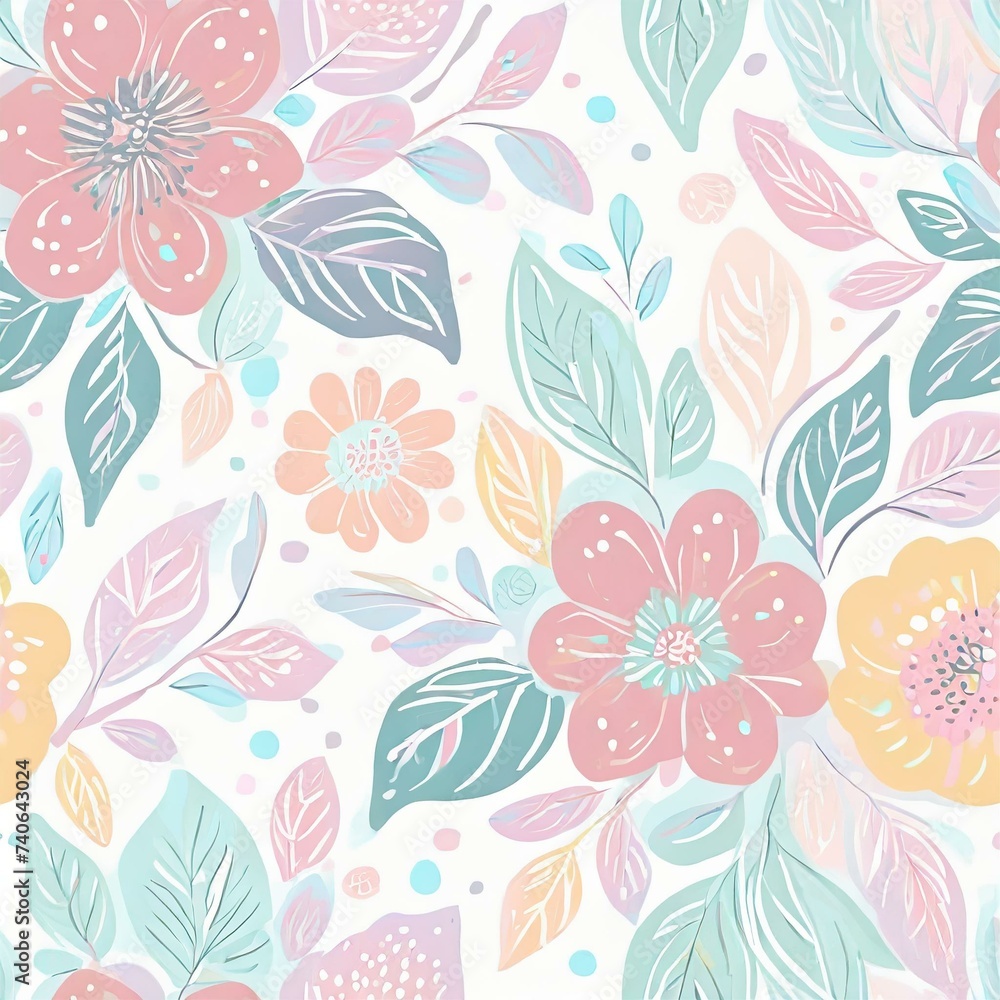 seamless floral pattern seamless floral pattern