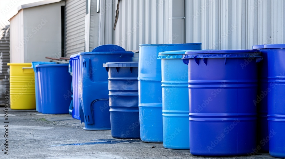 The barrels contain oil and chemical products The barrels contain oil and chemical products