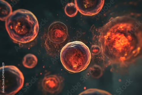 Nano-Molecular Cell, strong increase in cellular processes