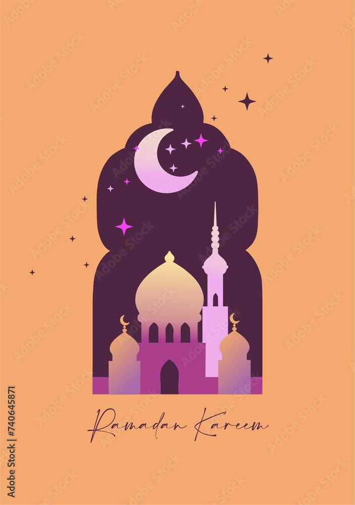 Ready-to-print poster (card) on the theme of Ramadan celebrations in deep, rich colors. Arabic motifs on a colored background are suitable for posters, cards, branding, printing and DIY Ready-to-print poster (card) on the theme of Ramadan celebrations in deep, rich colors. Arabic motifs on a colored background are suitable for posters, cards, branding, printing and DIY