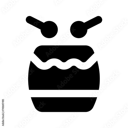 drum glyph icon
